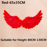 Angel Feather Wings for Women and Girls, Party Decoration, Props Scene Layout, Christmas Party Decoration 