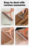 Pet Cat Hair Remover Brush Portable Silicone Comb Double-Sided Scraper for Cats Dog Sofa Clothes Home Cleaning Accessories