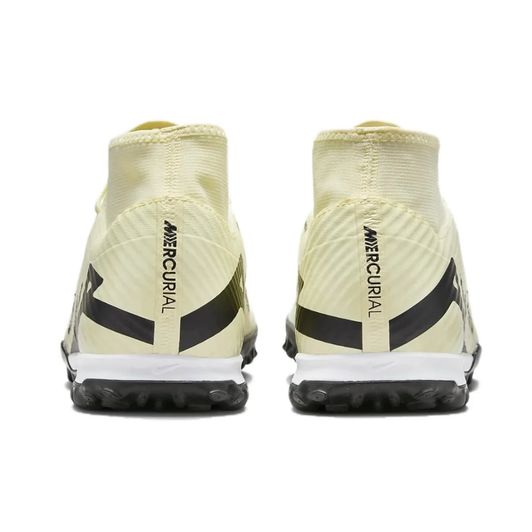 Botas de fútbol Nike Original Mercurial Superfly 9 TF para hombre, color beige, con agarre cómodo, antideslizantes y para césped artificial duro.