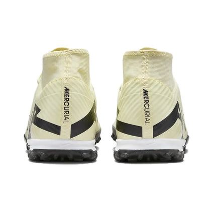 Botas de fútbol Nike Original Mercurial Superfly 9 TF para hombre, color beige, con agarre cómodo, antideslizantes y para césped artificial duro.