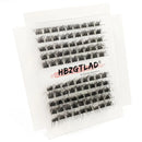 5D DIY Cluster Invisible band Lashes Segmented Bundle Thick Eyelashes Extension Russian Volume Individual False Lashes Cilios