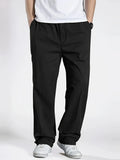 2025Mens Casual Jogger Pants Relaxed Fit Cargo Pants Drawstring Sweatpants Hiking Outdoor Twill Sport Pants