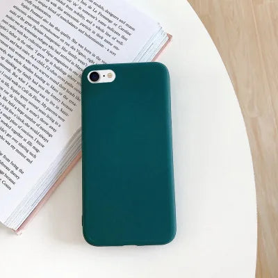 Funda para iPhone 7, 8, SE (2020, 2022), a prueba de golpes, TPU, silicona líquida, carcasa trasera protectora para iPhone SE (2020, 2022), funda blanda.