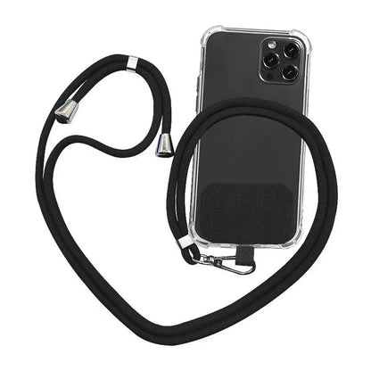 Adjustable Hanging Piece Mobile Phone Back Clip Fixed Card Hanging Neck Universal Lanyard Safety And Anti Loss Crossbody Strap