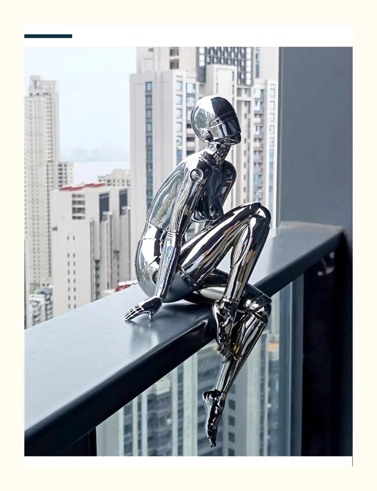 Mechanical Goddess Ornament - High-Tech Technological Decoration for Living Room, Entryway, TV Stand, Wine Cabinet, Office Desktop