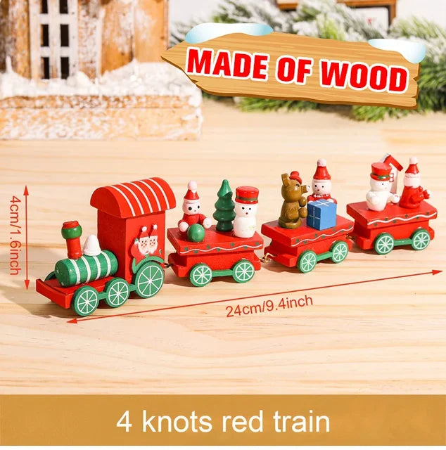 Christmas Train Decorations for Home, Merry Christmas Ornament, Noel Gifts, Happy New Year, 2025, 2024 