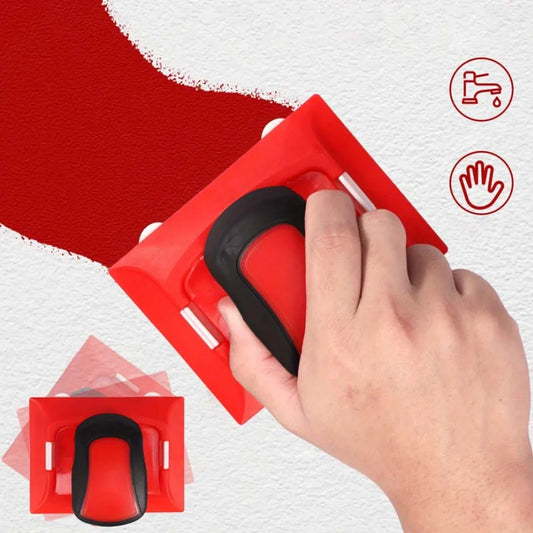 Professional Latex Paint Edger Brushes, Red Multifunctional Wall Ceiling Corner Painting Brush, Color Separator Trimmer Tools