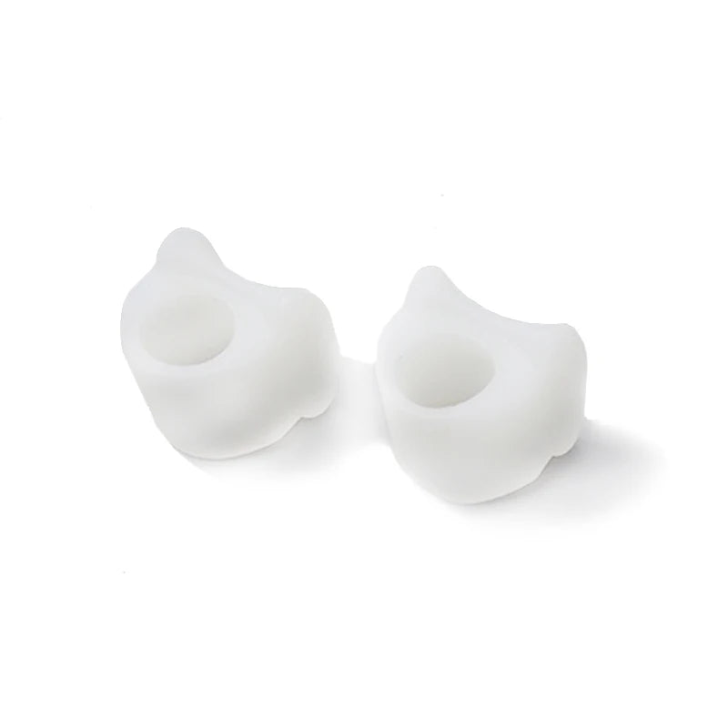 2pcs Soft Silicone Gel Toe Separator Hallux Valgus Bunion Spacers 0verlapping Toes Thumb Corrector Foot Care Tool C1587 2pcs So
