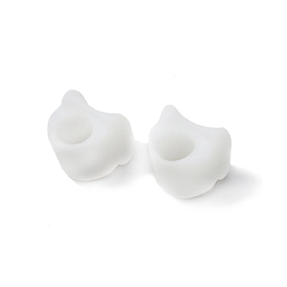 2pcs Soft Silicone Gel Toe Separator Hallux Valgus Bunion Spacers 0verlapping Toes Thumb Corrector Foot Care Tool C1587 2pcs So