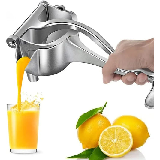 Exprimidor manual de frutas, extractor de cítricos desmontable y resistente, fabricado en aleación de metal de primera calidad.