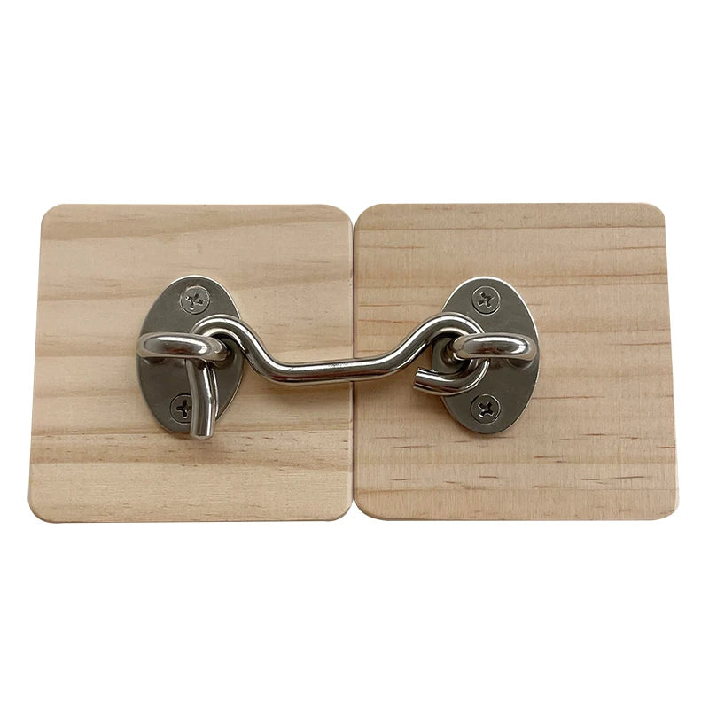 Children Lock DIY Busy Board Baby Montessori Teaching Aid Games  Lock Cognition Toy Kids Education Motor Skill Toys Busyboards