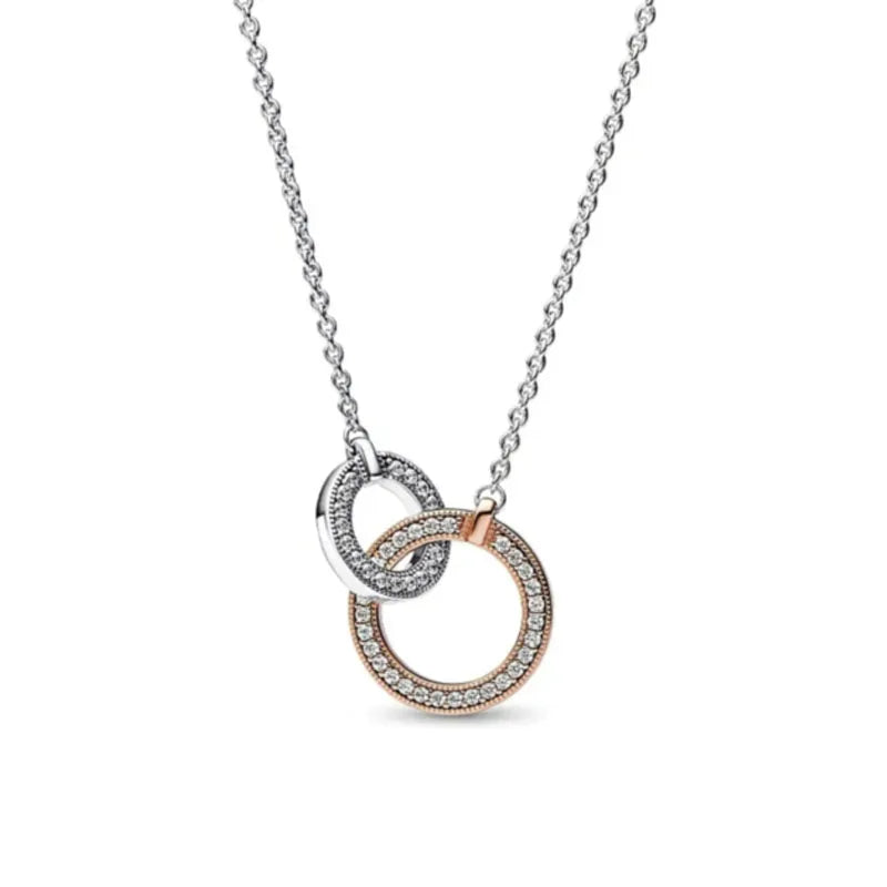 Novo amor coração zircão pingente colar original pandora diy feminino chaveiro jóias decoração pulseira acessórios charme contas