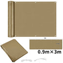 Waterproof Privacy Fence Screen Fence Covering Privacy with Grommets UV Protection Fencing Shade Cover for Outdoor Yard Backyard