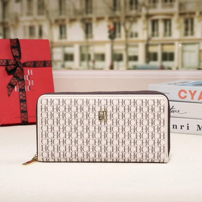 CH Premium Folding Printed Monogrammed Design High Quality Luxury Women's Handbags Square Wallet Classic Vintage Design Fashion