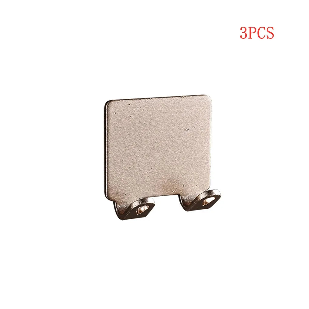¡Oferta! 1/2/3/5 piezas de soporte para maquinilla de afeitar de aluminio para hombre, gancho de almacenamiento, estante de pared, estante para maquinillas de afeitar, accesorios de baño y cocina.