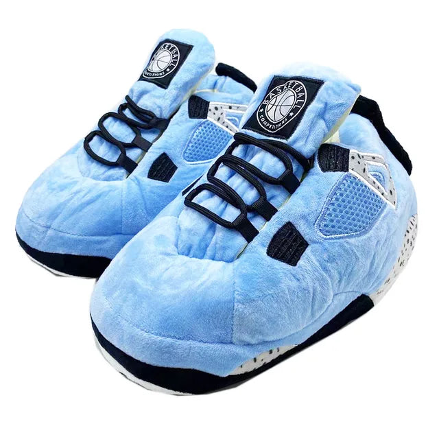 Warm Home Slippers for Men and Women, One Size Fits Most Sneakers, Indoor Cotton Shoes, Bedroom Floor Sliders, Unisex, Female, Winter 