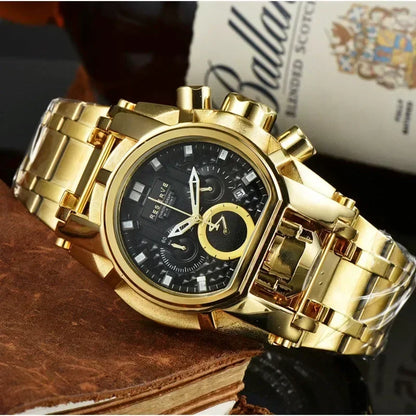 waUndefeated Watches Reserve Bolt Zeus Mens Chronograph INVICTO Luxury Watch Invincible Relógio Masculino for Dropshipping