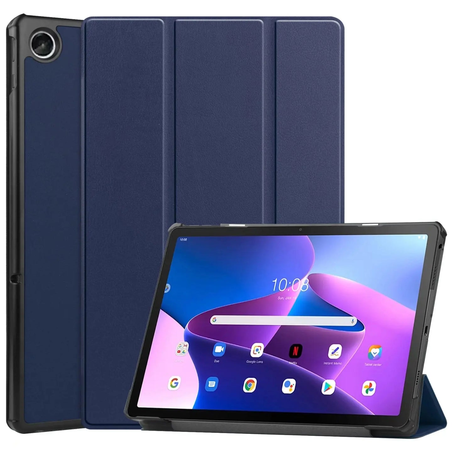 Leather Case for Lenovo Tab M10 FHD Plus 3rd 2nd Gen HD 10.1 10.6 Inch X306F X505F Kids Unicorn Folding Stand Smart Cover Funda