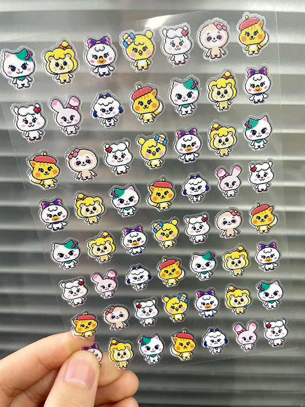 Pvc Super Mini Cartoon Game Patterns Sticker Kawaii Sanrio Kitty Self-adhesive Sticker Waterproof Luggage Tags Nail Stickers