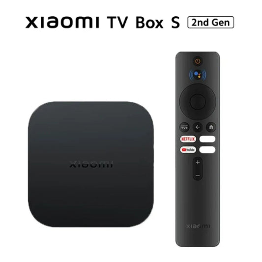Global Version Xiaomi Mi TV Box S 2nd Gen 4K Ultra HD BT5.2 2GB 8GB Google TV Google Assistant Smart TV Box