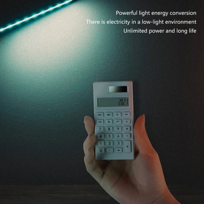 12Digits Calculator Student Calculator Thin and Small Solar Calculators T5EE