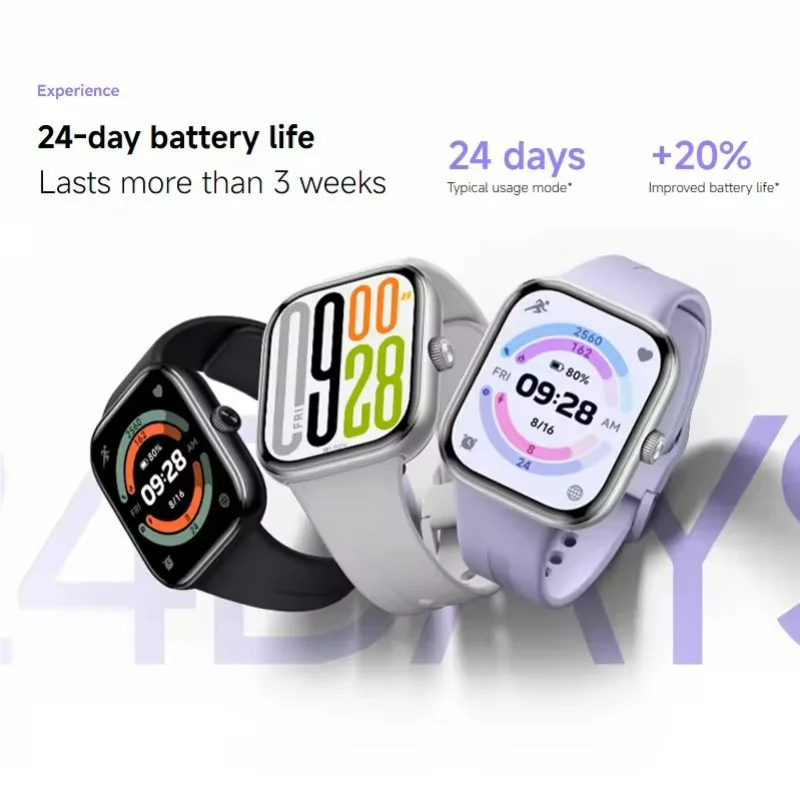 Global Version Xiaomi Redmi Watch 5 2.07 "60Hz AMOLED Screen Built-in GNSS Bluetooth Call 150 + Sports Modes 24 Days Battery Life