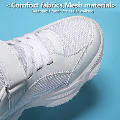 Children's Fashion Sports Shoes Breathable Student Black School Walking Shoes Anti-skid Boys& Girls Casual Running Sneaker