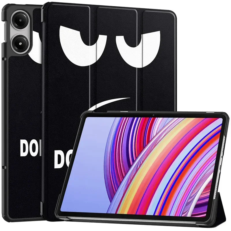 For Xiaomi Redmi Pad Pro 2024 Tri-Folding Flip Stand Case Funda for Red Mi Pad Pro 12.1 Tablet with Auto Sleep Cover