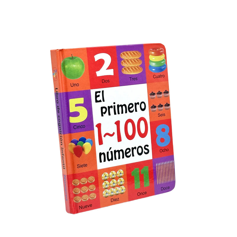 0-2 Years Spanish Children's Cognitive Encyclopedia Enhancing Cognition Children's Early Learning Books Gifts