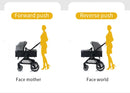 Baby stroller 3 in1,four wheel stroller,2 in 1 baby car,Lightweight strollers,Mutifunction Strollers,baby carriage,Poussette