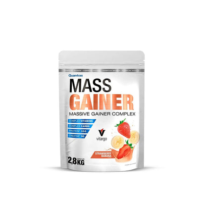 Mass gainer 2.8kg quamtrax |   Weight gainer with protein cfm ™   And vitargo ®   For maximum volume |    Various flavors