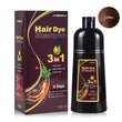 Shampoo de Coloração Instantânea Meidu 3 em 1 – Cor Preto Natural para Homens e Mulheres – Tinta de Cabelo à Base de Ervas (Opções: Castanho, Roxo)
