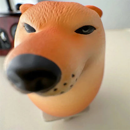 Dog & Egg Decorations Creative Shiba Inu Realistic Egg Shape Desk Decor for Home Offices Fun Christmas Gifts Home Decor Figurine