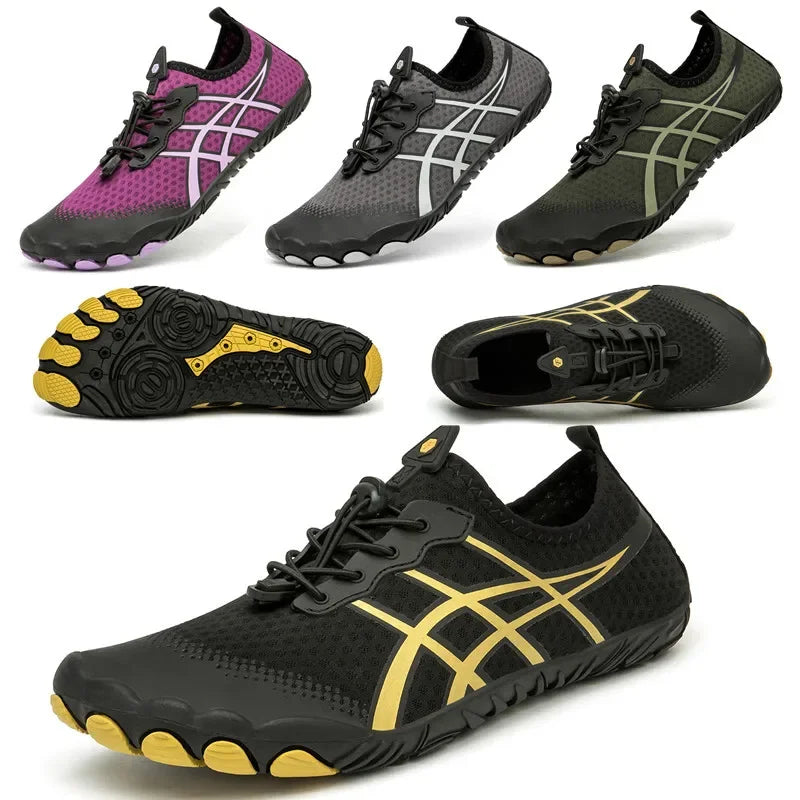 New Men's Hiking Sport Shoes Deep Squat Fitness Shoes Fishing Swimming Wading Shoes Surfing Diving Beach Five-Finger Shoes