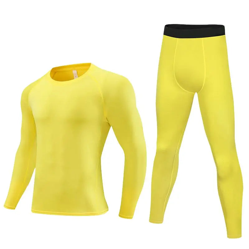 Winter Sports Suit for Kids Quick Drying Thermal Underwear Boys Compression Sportswear Basketball Football Tight Clothing