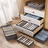 organizer for drawers Clothes Organizer Pants Jeans Storage Box Cabinet Drawer Organizer Underwear Socks T-Shirt Wardrobe Storag