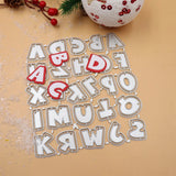 Letter A-Z Metal Cutting Dies Scrapbooking Embossing Dies Stencil Template Art Decoration Knife Mold Craft Die Cut