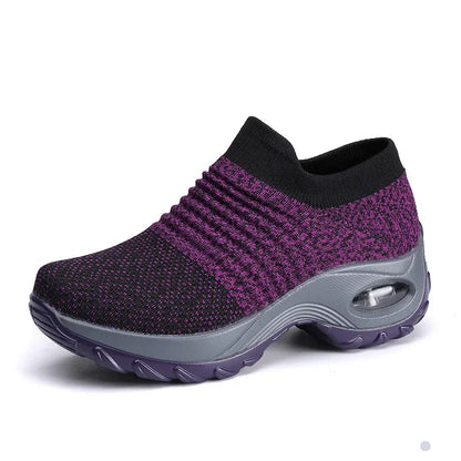 Zapatillas ortopédicas versátiles para mujer, zapatos de plataforma informales, antideslizantes y resistentes al desgaste.