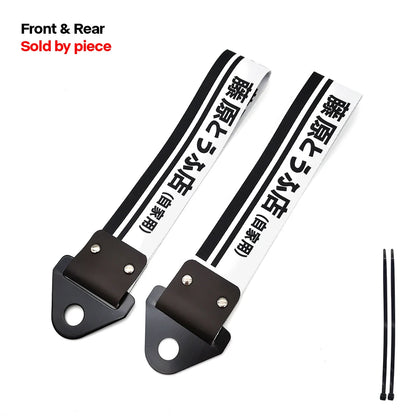 Correa de remolque colgante para coche con cultura de carreras JDM, cuerda de remolque, cinta, parachoques, accesorios para NOS HKS Initial D