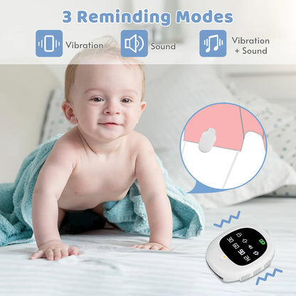 Alarma inalámbrica para enuresis de 40 m, sensor de entrenamiento para ir al baño para adultos mayores, con pulsera para niños y adultos mayores.