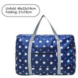 Foldable Travel Duffel Bag Portable Weekender Overnight Carry on Bag for Waterproof Luggage Organizer Floral Print Travel Tote