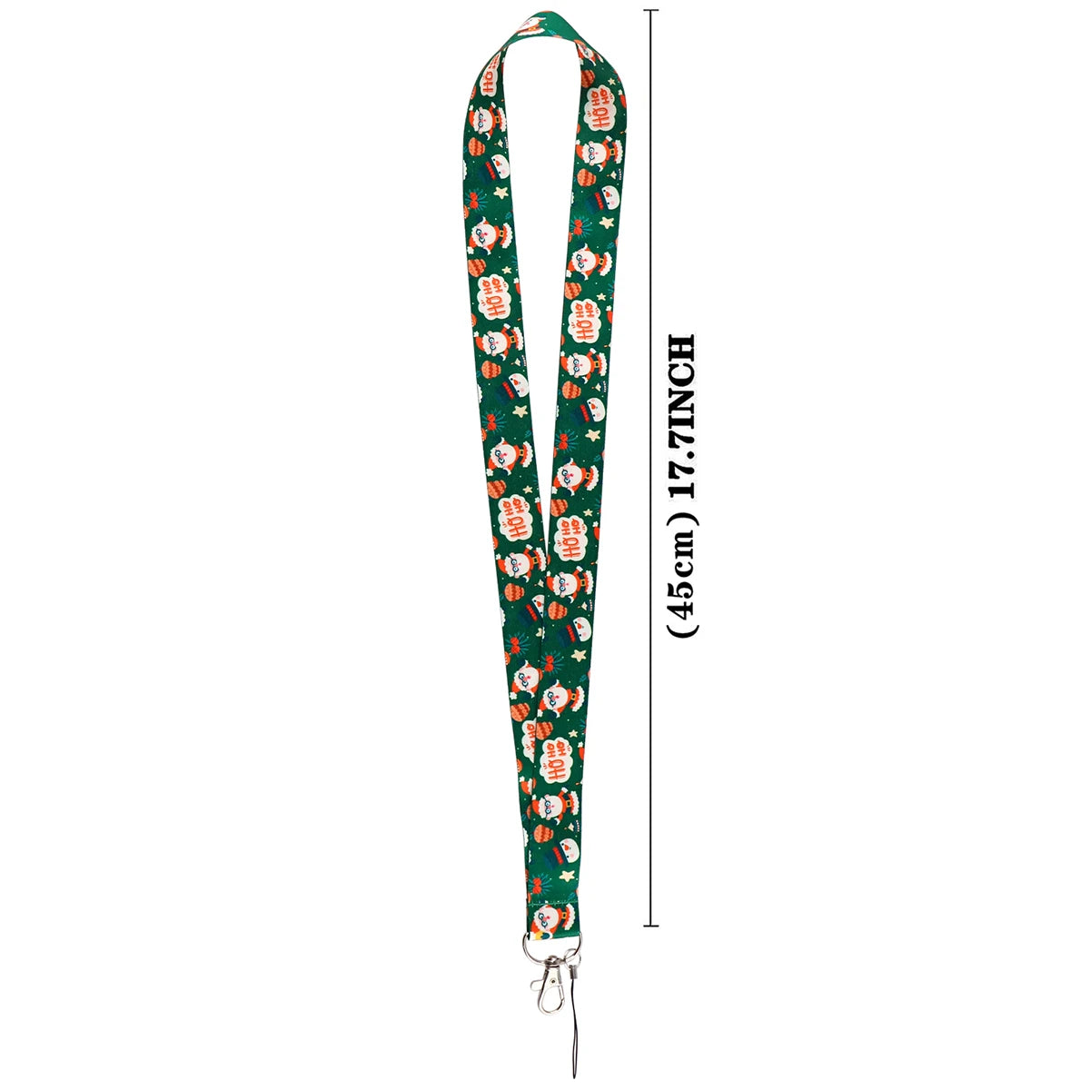 Christmas Lanyard Santa Claus Neck Strap for Key ID Card Cellphone Straps Badge Holder DIY Hanging Rope Neckband Accessories