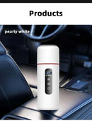 Electric kettle 12V 24V portable car heating cup 500 ml travel heating smart stainless steel insulation artifact OLED display