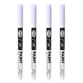 Fine tip permanent Paint Marker Pen DIY Paint Metallic Pen Permanent Gold SILVER Marker Touch Up,School Model Painting