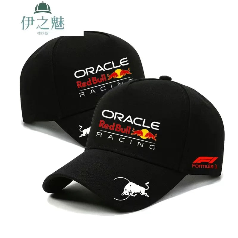 2025 New Red Bull Hat Czech Perez Red Bull Racing Racing Hat Men's and Women's Outdoor Red Bull 1 Sun Hat Red Bull Baseball Hat
