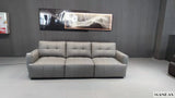 MINGDIBAO Electric Convertible Sofa Bed Italian Genuine Leather Sleeper Couch Multifunction Folding Sofas Beds for Cinema Room