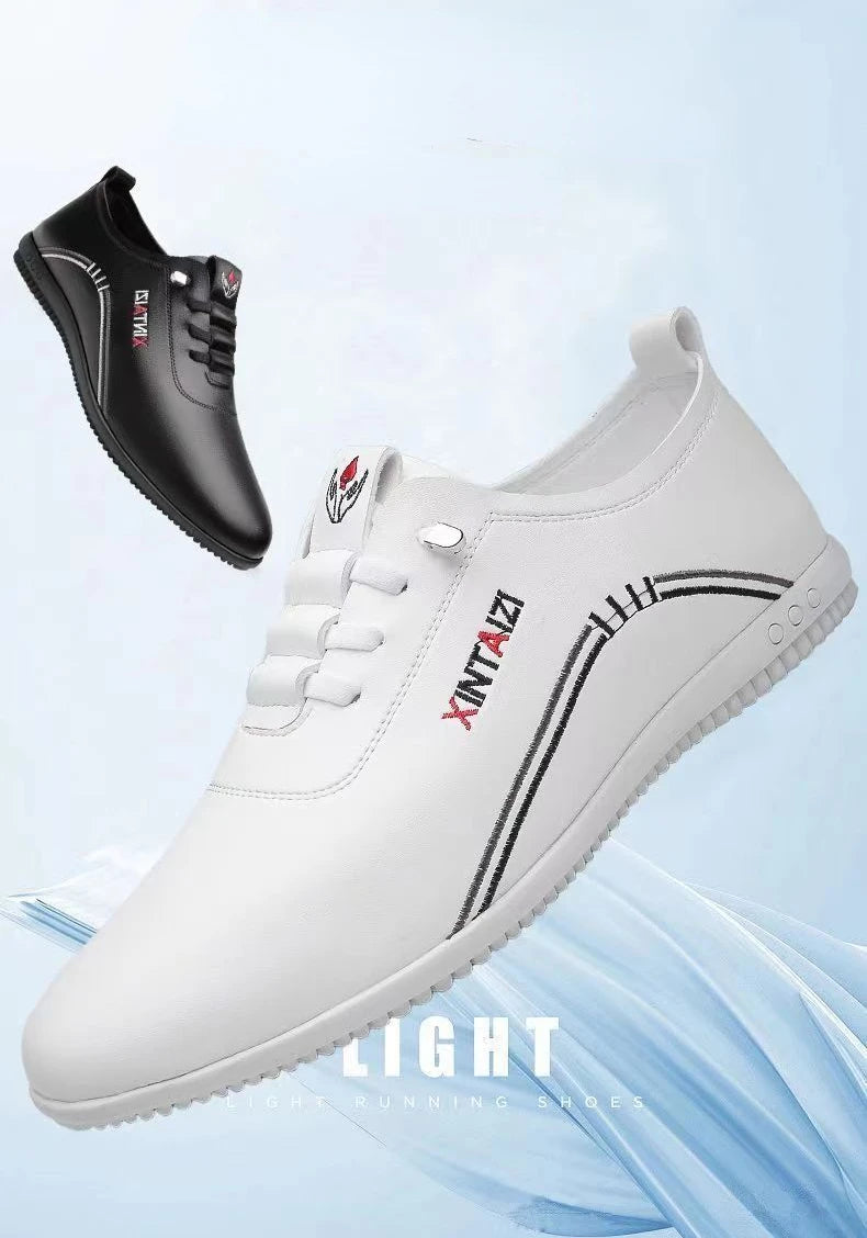 2024 New Casual Shoes for Men Fashion Lightweight Men Walking Shoes Comfortable Slip-on Loafers Outdoor All-Match Men Flat Shoes