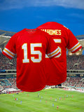 2025 Patrick Mahomes Chiefs Jersey #15 Absorb Sweat Training Outdoors Exercise Uniform Football For Unisex Jersey