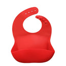 1pc Baby Lunch Apron Toddler Silicone Bibs Baby Kids Girl Boys Waterproof Saliva Cartoon Feeding Baby Silicone Bib Aprons 