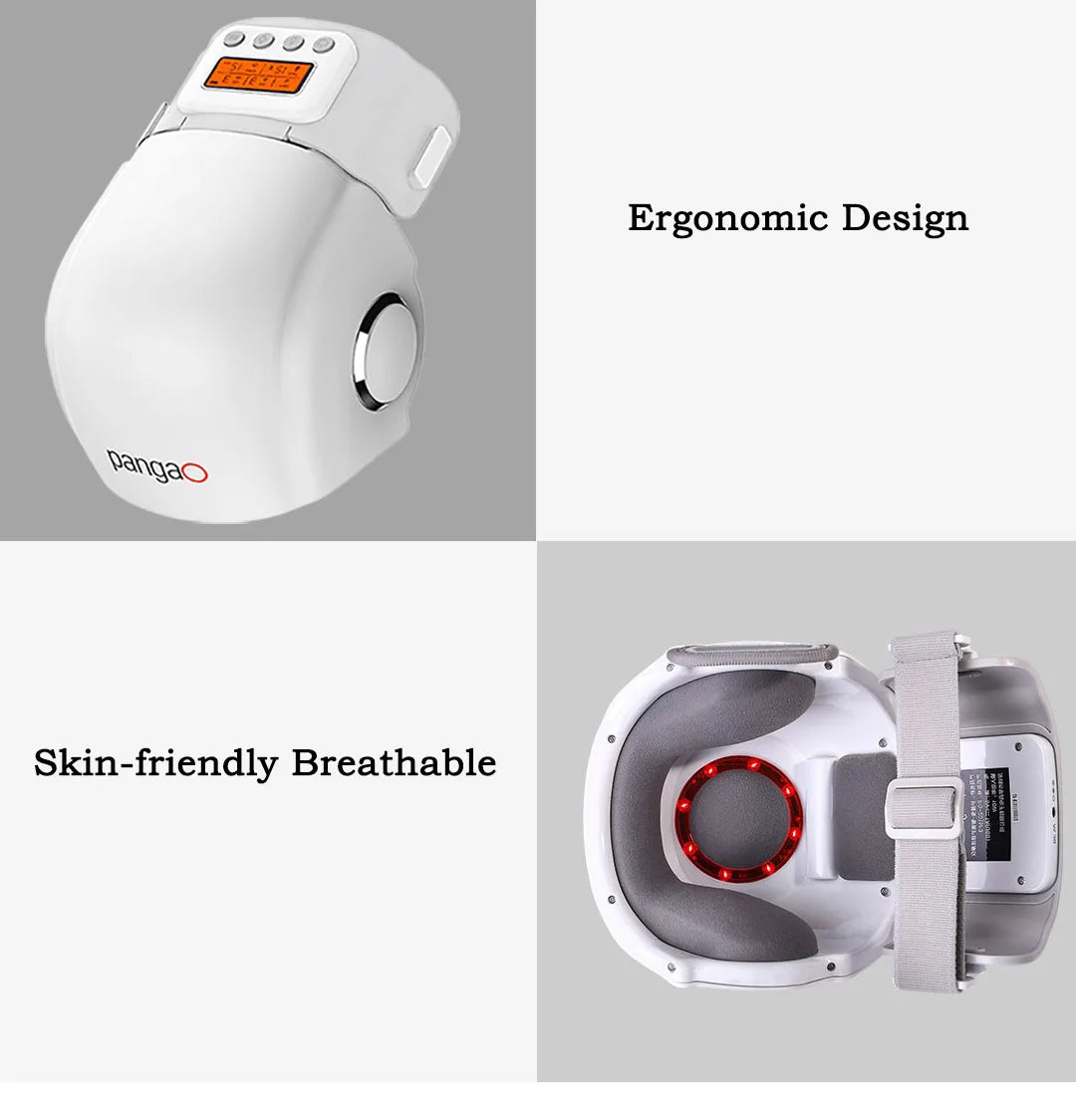 Youpin Pangao Intelligent Knee Massager Air Pressure Massage Infrared Heating Vibration Physiotherapy Instrument For Pain Relief